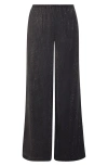 Alexander Wang Hotfix Crystal Relaxed Pants In 096a Washed Charcoal