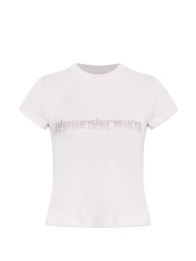 Alexander Wang Hotfix-graphic T-shirt In Multi