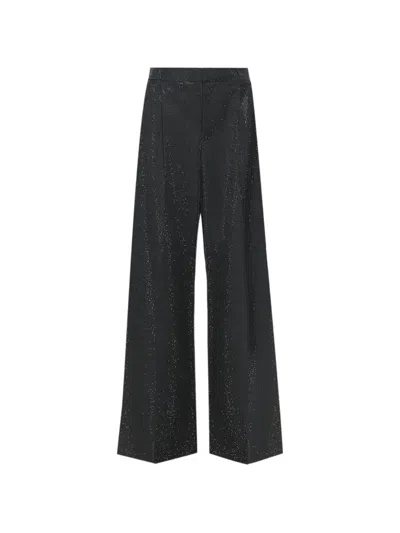 Alexander Wang Hotfix Mid-rise Trousers In Black