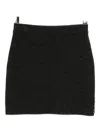 Alexander Wang Hotfix Mini Skirt In Black