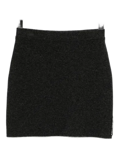 Alexander Wang Hotfix Mini Skirt In Black