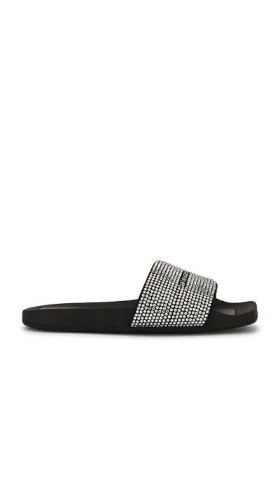 Alexander Wang Hotfix Pool Slide In Black