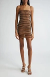 ALEXANDER WANG ALEXANDER WANG HOTFIX RUCHED MINIDRESS