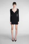 Alexander Wang Stretch Fabric Dress In Black