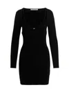Alexander Wang Stretch Fabric Dress In Black