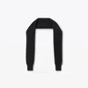 Alexander Wang Hybrid Ribbed Scarf With Sleeves In Black