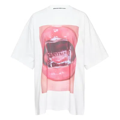 Alexander Wang Ice Cube Graphic T-shirt In White
