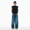 Alexander Wang Indigo Marker-print Jeans In Blue