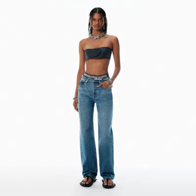 Alexander Wang Indigo Pre-styled Ez Jeans