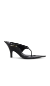 Alexander Wang Black Irina Pointy Toe Heeled Sandals In Black