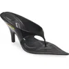 Alexander Wang Irina Pointy Toe Sandal In Calf Leather In Black