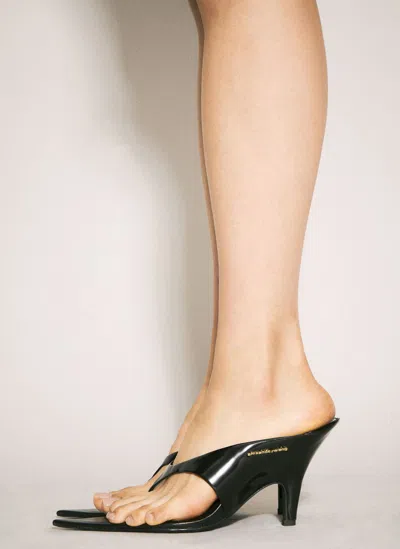 Alexander Wang Black Irina Pointy Toe Heeled Sandals