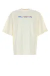 Alexander Wang Logo-print Cotton T-shirt In Vintagewhite