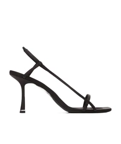 Alexander Wang Ivy 85mm Sandals In Black