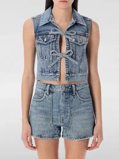 ALEXANDER WANG JACKET ALEXANDER WANG WOMAN COLOR DENIM,G71102028