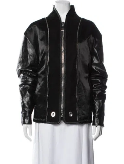 Pre-owned Alexander Wang Jacket In Black