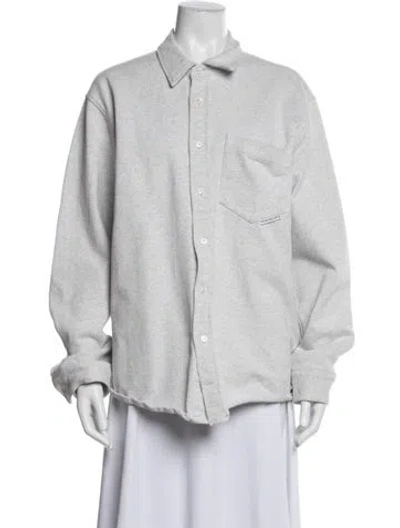 Pre-owned Alexander Wang Jacket In Gray
