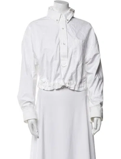 Pre-owned Alexander Wang Jacket In White