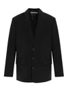 Alexander Wang Jacket With Logo In Black