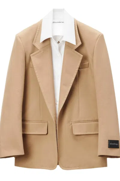 ALEXANDER WANG ALEXANDER WANG JACKETS BEIGE