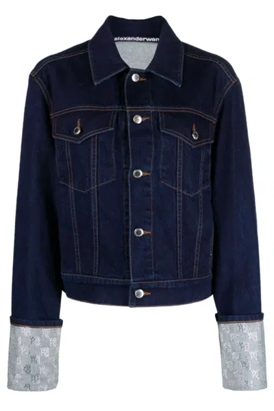ALEXANDER WANG ALEXANDER WANG JACKETS BLUE
