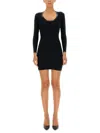 Alexander Wang Synthetic Fibers Dress In Black