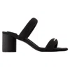 Alexander Wang 75mm Jax Tubular Sandals In Black