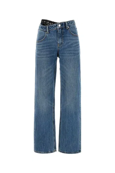 Alexander Wang Belt-loop Jeans In Blue