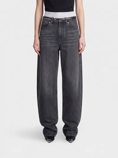 Alexander Wang Jeans Woman  In Black