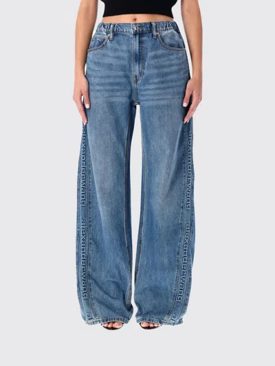 ALEXANDER WANG JEANS ALEXANDER WANG WOMAN COLOR BLUE,H51859009