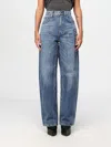 Alexander Wang Logo-patch Ballloon Jeans In Indigo