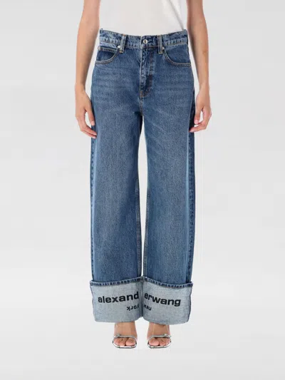 ALEXANDER WANG JEANS ALEXANDER WANG WOMAN COLOR INDIGO,H20025109