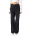 Alexander Wang Dark Grey Denim Jeans In Black