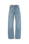 Alexander Wang Pre-styled Boxer Wide-leg Jeans In Blue