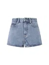 Alexander Wang Rhinestone Detail Shorts In Blue