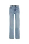 Alexander Wang Light Blue Relaxed Fit Jeans In Blue
