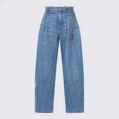 ALEXANDER WANG ALEXANDER WANG DEEP BLUE COTTON DENIM JEANS