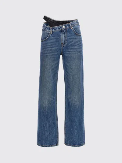 Alexander Wang Jeans Denim X  Woman Color Blue