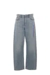 Alexander Wang Wide-leg Jeans In Grey