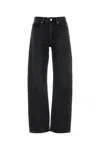 Alexander Wang Dark Grey Denim Jeans In Grey