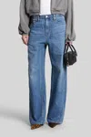Alexander Wang Jeans In Blue Cotton In Blue
