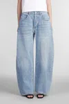 Alexander Wang Jeans With Prestyled Boxer In Blue