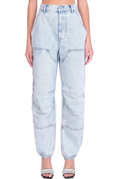 ALEXANDER WANG JEANS IN CYAN DENIM