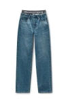 Alexander Wang Jeans With Elasticated Briefs In View