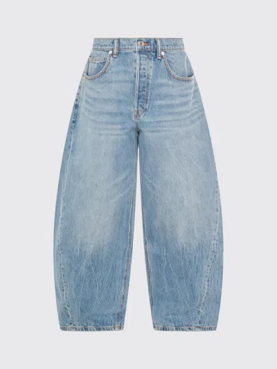 Alexander Wang Balloon Denim Jeans In Blue