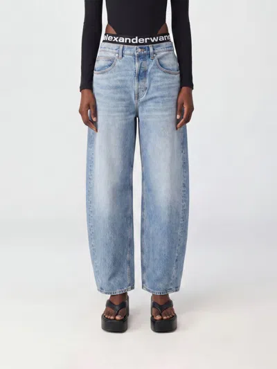Alexander Wang Jeans Woman In Purple
