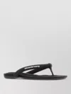 Alexander Wang Neutrals Jenna Tubular Padded Flop Sandals In Black