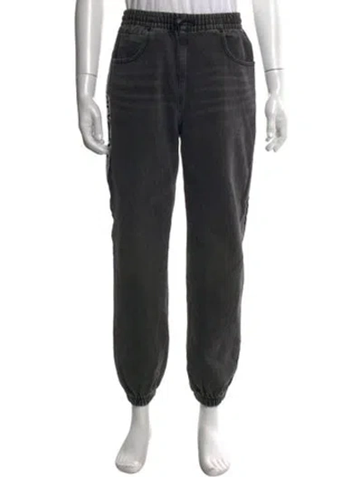 Pre-owned Alexander Wang Joggers In Black