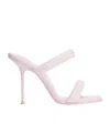 Alexander Wang Julie 105mm Nylon Tubular Sandal In Pink