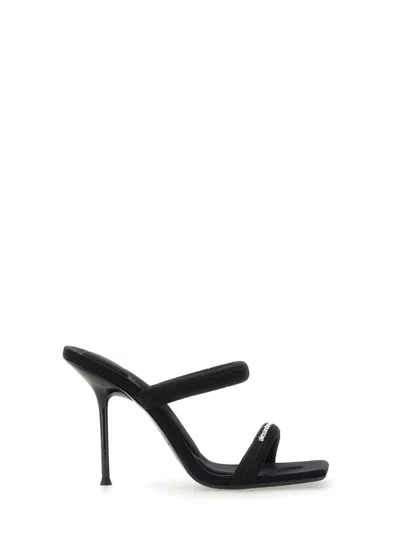 Alexander Wang Julie Heel Sandal 10.5 Cm In Black